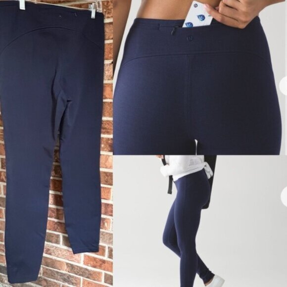 Lululemon  * Wander Pant Black Zipper Pocket Sz 10 RARE  30" Dressy Or Casual - Picture 1 of 16
